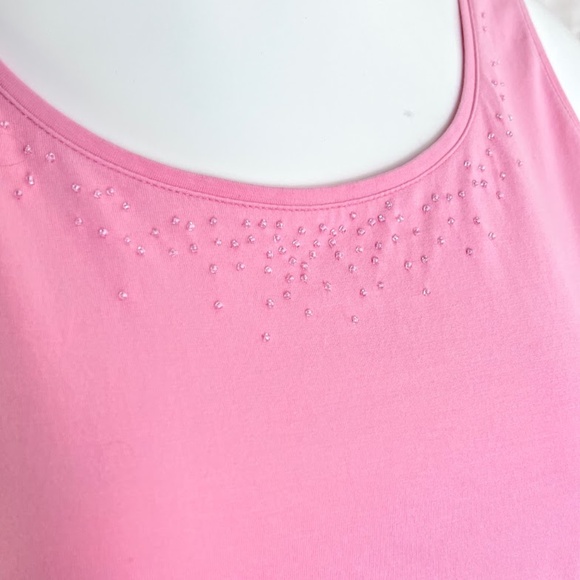 Tommy Bahama Beaded Embroidered Barbie Tank Top 🌸Host Pick🌸 - Picture 2 of 12